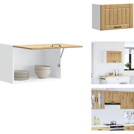 Küchen-Hängeschrank Lucca Artisan-Eiche Holzwerkstoff - Küchen-Wandschrank - Küchen-Wandschränke - Wandschrank Küche - Küchenschrank (1/5)