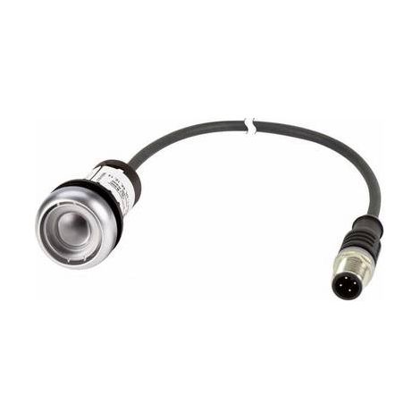 Bouton-poussoir RMQ Compact sans plaque plat à rappel 1o/0f M12A-male câble noir 0 2 m. EATON C22-D-X-K10-P1 (1/2)