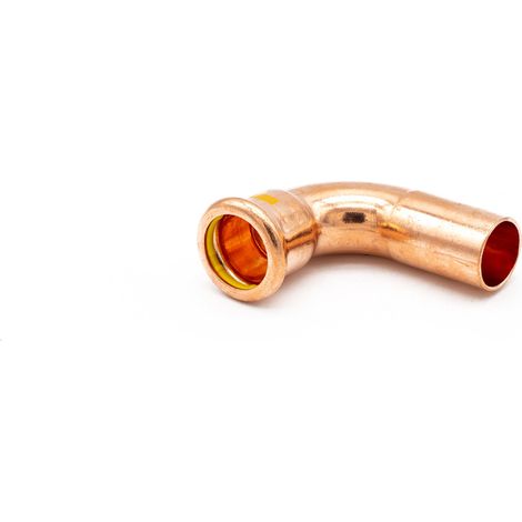 PrimaPress 22mm Copper 90 Degree Gas Elbow - Flameless Fit (1/3)
