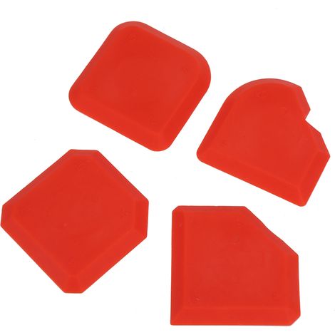4-teiliges Set Silikon-Dichtungsmittel-Entferner, Glätter, Schaber, Reiniger, Dichtungswerkzeug-Set (1/5)