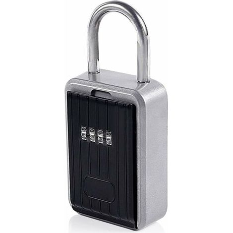 Cadenas de protection à clé - combinaison à 10 chiffres - pour une utilisation extérieure, poignées de porte ou clôtures