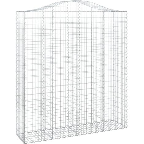 Maison Exclusive - Gabione mit Hochbogen 200x50x220/240 cm Verzin