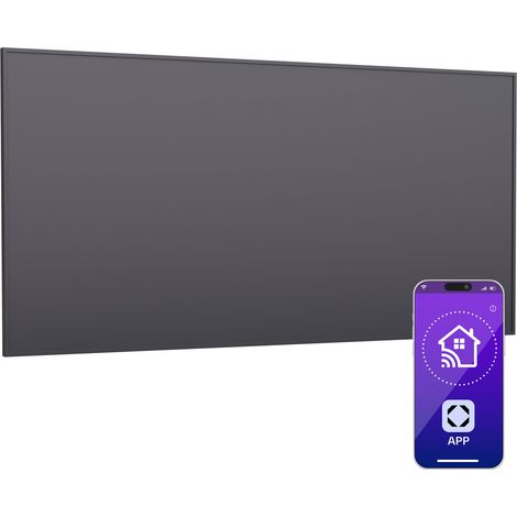 Klarstein Infrarotheizung Deckenmontage 120x60 cm, 770 W - IoT Smart Heizstrahler Mit Hochwertigem Aluminiumrahmen, Einfache Installation, Schnelle & Geräuschlose Heizung (1/5)