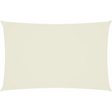 Maison Exclusive - Parasole a Vela Oxford Rettangolare 2x4,5 m Crema