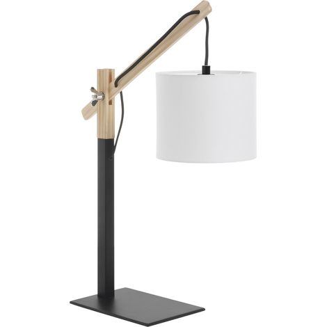 Lámpara de mesa orientable BRITTA E27 42 W Negro (1/3)