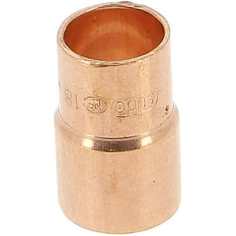 Raccord cuivre réduit à souder - Mâle / femelle - Diamètre 18 - 14 mm