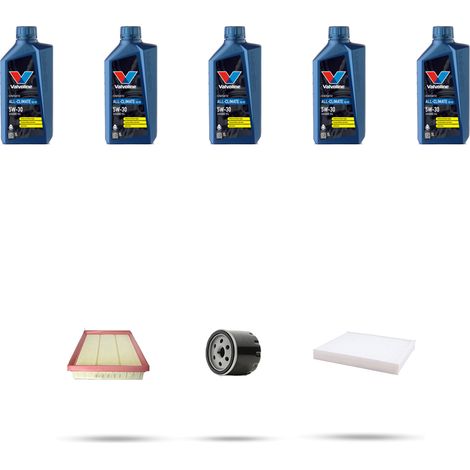 Kit tagliando 3 FILTRI e 5L OLIO compatibile con Toyota Rav V 2.0 129Kw Dal 2018 (1/5)
