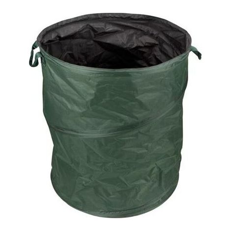 Sac à déchets pliable 150 L – Polyester léger – Dimensions 55 cm diamètre x 63 cm hauteur – Poignées pour transport facile (1/5)