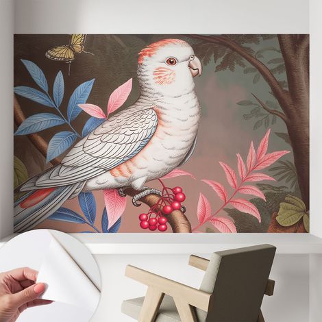 Tapete Selbstklebend - abwaschbar - trendige Wanddeko - elegant Fototapete  Tropische Natur 104x70 cm