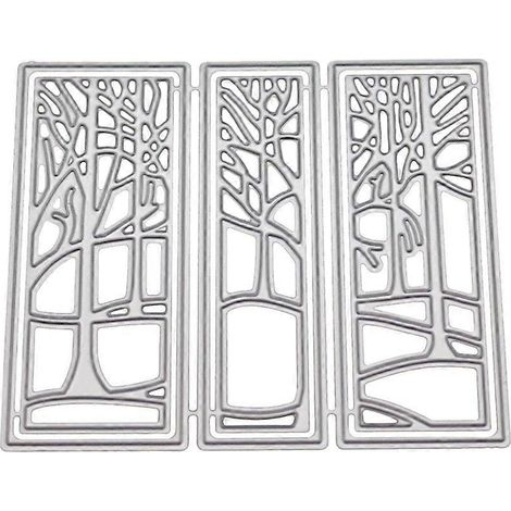 Stanzformen für Metall im Waldstil, Schablone zum Selbermachen von Scrapbooking-Alben, Stempeln von Papierkarten, Prägen