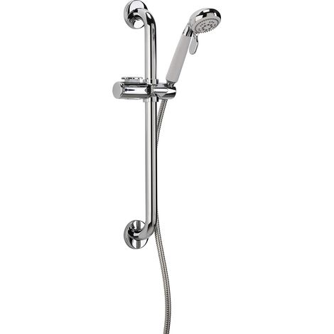 Croydex Inclusive Showering Kit with Riser Rail, Hose & Head with 4 Settings (1/5)