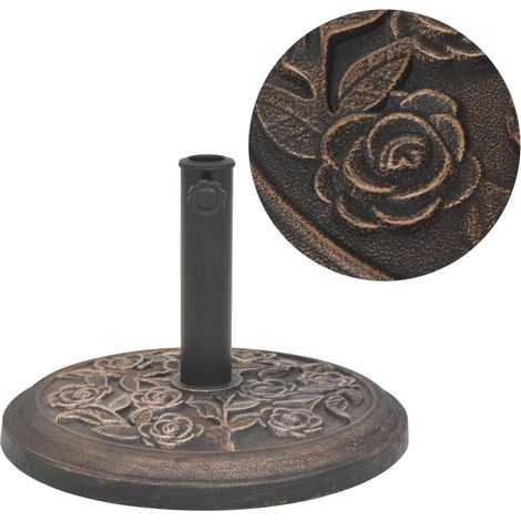 Sonnenschirmständer Harz Rund Bronze 9 kg