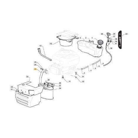 SCHLAUCHANSCHLUSS. TCJ-TC B&S 13 PS 03/04 ORIGINAL STIGA – 118738224/0