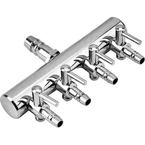 Aquarium Air Flow Splitter Aquarium Oxygen Distributor Fish Tank Pompe à air Accessoires4 Voies 75cm ,85g