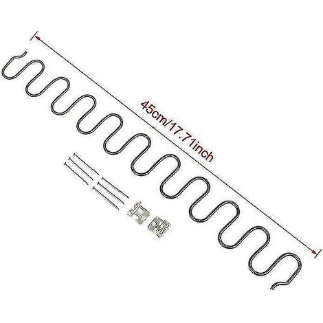 Ressorts de rechange pour canapés et chaises, ressorts de meubles avec mécanisme à enclenchement, compatibles avec Ressort Hardware Kb 45cm. (1/5)