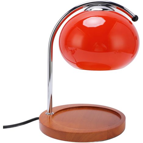 Lampe chauffe-bougie vintage avec variateur, sans flamme, ampoule GU10 50W, idéale pour faire fondre la cire, pour la maison ou la chambre (orange). (1/5)