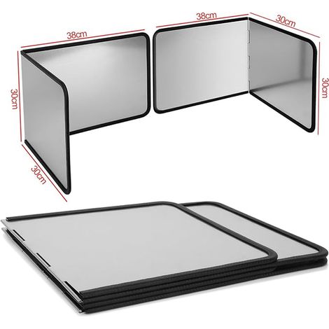 Kitchen Stove Splash Guard, Grease and Splash Guard Anti-Splash Plate (30 cm) (1/4)