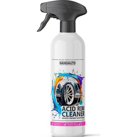 NANOAUTO ACID RIM CLEANER detergente acido per cerchi 750ML (1/2)