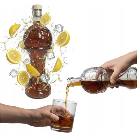 Botella PIŁKA LEGEND 500ml Jarra de cristal Copa de regalo Jarabe de licor