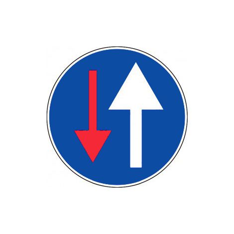 Panneau Vous avez la priorité - Rigide Ø450mm - 4080437