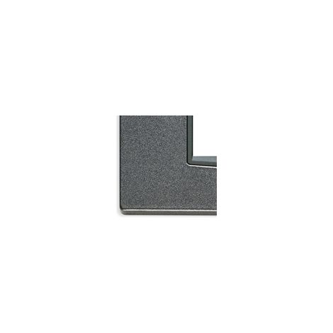 VIMAR - 1 PLACCA EIKON CLASSIC 7 MODULIIN METALLO COLORE GRIGIO ATLANTIC METAL 20657.09