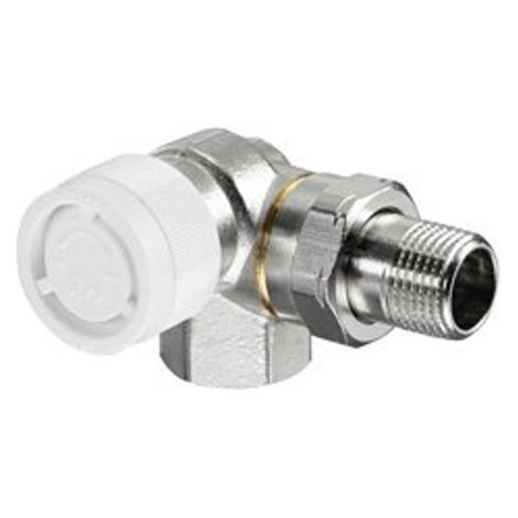 Oventrop – Robinet thermostatique laiton pour radiateur AV9 DN15 d'angle gauche – Tête thermostatique à visser – 10 bar max – Installation intérieure