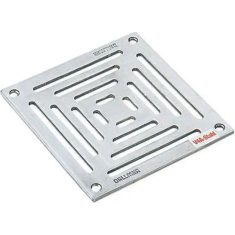 DALLMER Rejilla ES 190, maciza, 190 x 190 mm, 501202
