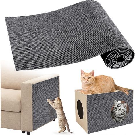 Kratzmatte, selbstklebend, Polyester, 200 x 40 cm, zum Schutz von Möbeln, Wänden und Türen (1/5)