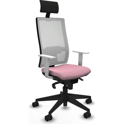 piqueras-y-crespo Horna chaise de bureau rose confortable