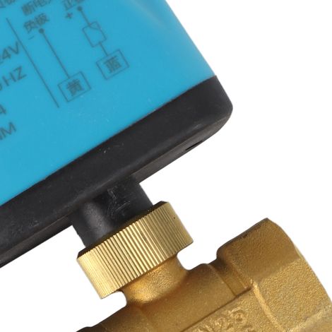 Motorisiertes 2-Wege-Magnetventil DN25 DC12-24V, industrielles Hydraulikzubehör, normalerweise geschlossen, Rohrleitungsausrüstung. (1/5)