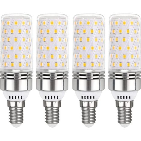 Ampoule LED E14 16W Blanc Chaud 3000K 1450lm Équivalent 100W Halogène Non Dimmable pour Éclairage Intérieur Lot de 4 (1/4)