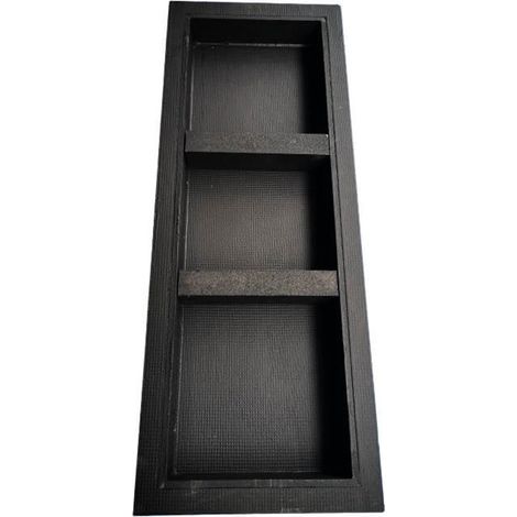 Niche en XPS prête à carreler 968 x 305 x 90 mm – Séparations amovibles pour rangement modulable – Résistante à l'humidité pour salle de bain – Valstorm