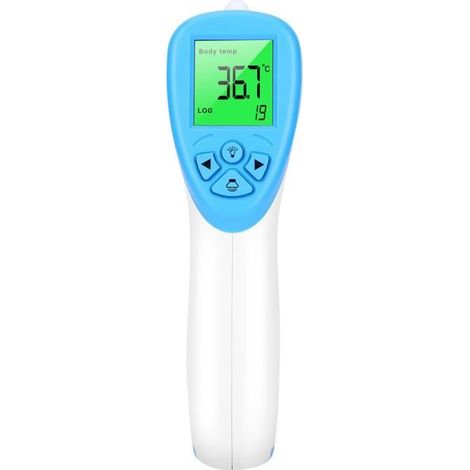 Thermomètre frontal sans contact thermomètre infrarouge pour enfants bébé fièvre adulte grippe (1/4)