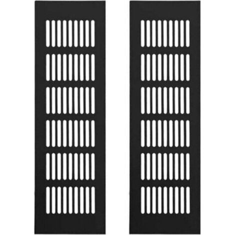 LaBlanc - Grille Aération Aluminium 2 Pièces Grille d'Aeration Grille de Ventilation Rectangulaire G (1/5)
