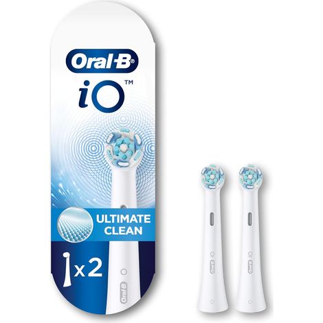 Lot de 2 têtes de brosse de rechange Blanc (1/5)