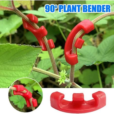 Lot de 50 pinces à cintrer à 90 degrés pour plantes, outil de croissance et de manipulation, pinces à cintrage pour (1/5)