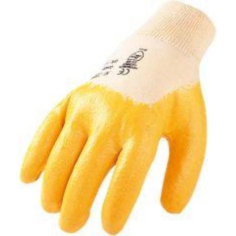 Gant, nitrile, taille 9, jaune (1/2)