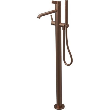 Mitigeur bain douche monocolonne or rose brossé PVD Piega - CRISTINA ONDYNA PA18934I