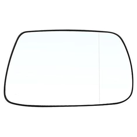 Cristal de espejo retrovisor exterior, cristal de espejo retrovisor de puerta de coche calefactable, espejo retrovisor lateral derecho con soporte de placa de plástico. (1/5)