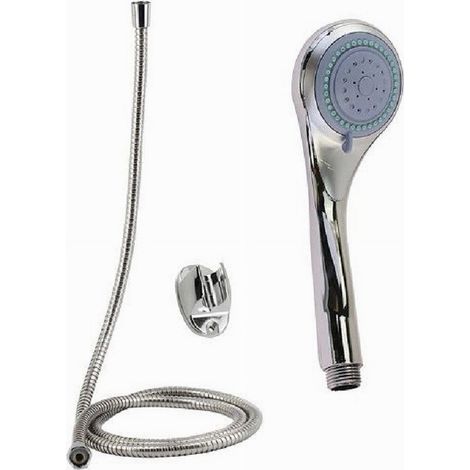 Cleafe - Kit Doccetta Multigetto Doccino Soffione Doccia Bagno Laccio 1,5mt Staffa 79978 - (1/2)