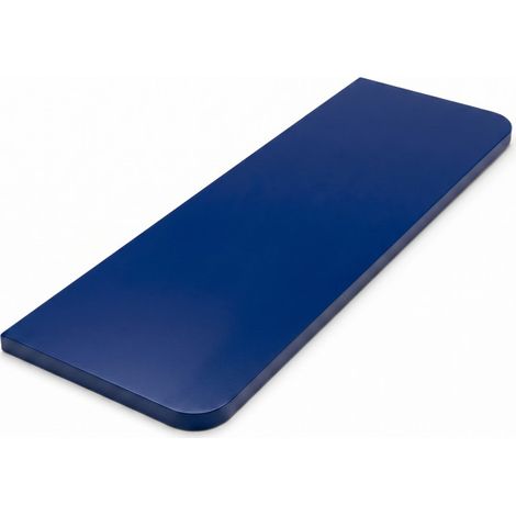 Estante de Pared, Estante Suspendido, Fijación Oculta, Balda de Pared, Kit de Tacos Incluido, Azul China, 56x18x1,8 cm (1/4)
