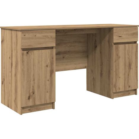 Maison Exclusive - Schreibtisch Artisan-Eiche 140 x 49 x 76 cm Ho