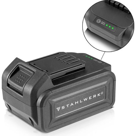 STAHLWERK 20 V batteria ricaricabile 4Ah Li-Ion batteria di ricambio adatta agli utensili