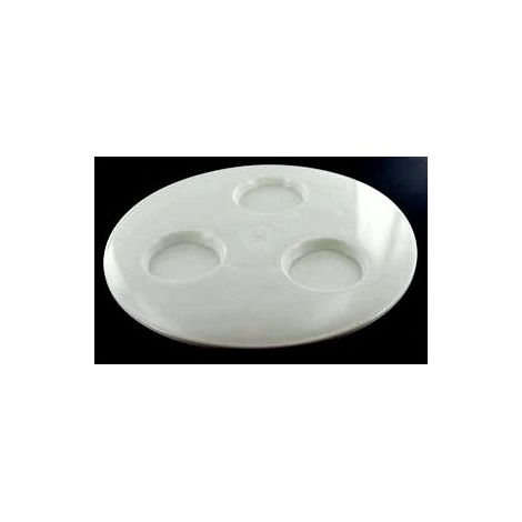 322110320/1 - Enjoliveur de Roue Blanc pour Tondeuse Castelgarden / GGP / Stiga
