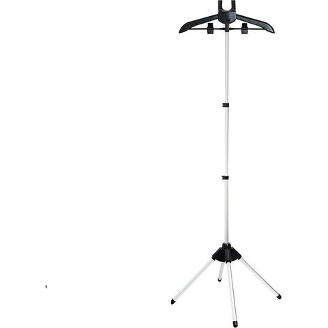 Portable Telescopic Clothes Steamer Stand Clothes Rack with Clothes Hanger for Ironing Clothes Airer Telescopic Clothes Airer (1/5)