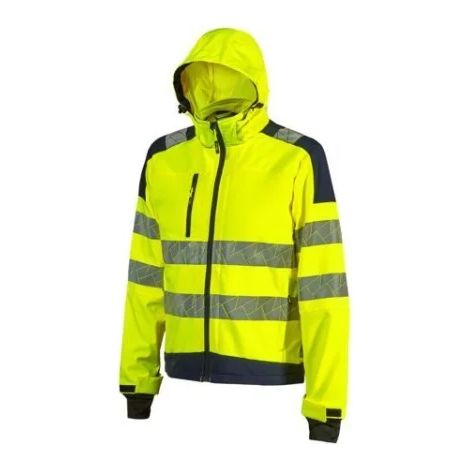 U-Power Giacca Softshell alta visibilità Wonder WHL384YF - XL