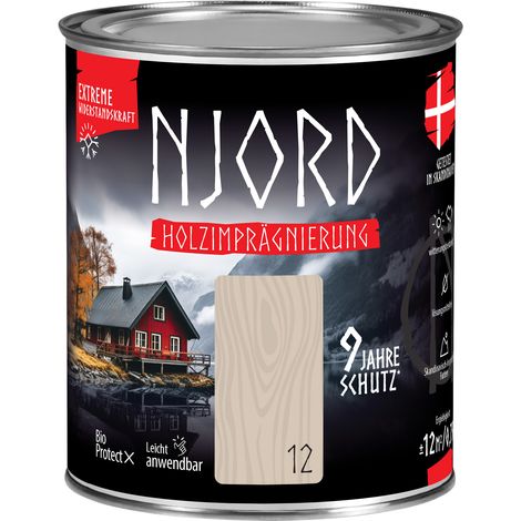 NJORD Holzimpragnierung (12) Neblige Wiese - 0,75L (1/5)