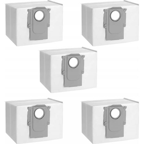 Sacs pour aspirateur Roborock S7 MaxV Ultra/Q7/Q7+/S8+/S8 Pro Ultra - Lot de 5 (1/5)