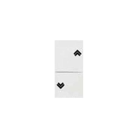 PULSANTE DOPPIO SALISCENDI AQUA- - 1P(NO)+1P(NO) - 10A 250V (7637.1) - 6 pezzi MARLANVIL