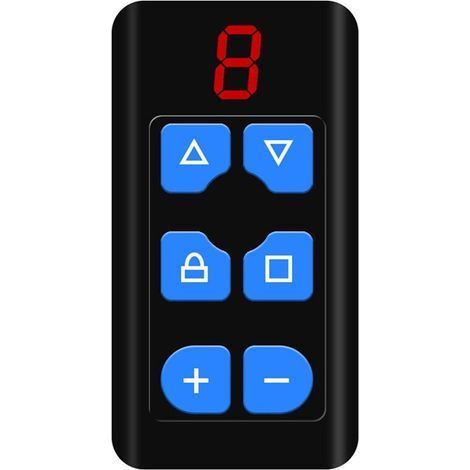 TéLéCommande MultifréQuence 8 Canaux pour Portail, Porte, Volet Roulant, Porte de Garage, Porte éLectrique, Copie de TéLéCommande A (1/2)